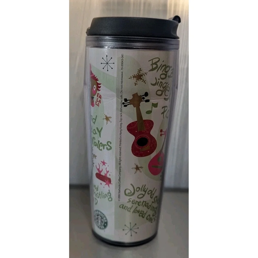 Starbucks‎ 2006 Christmas Thermal Travel Tumbler, Bells Holiday Cup 16oz 2004